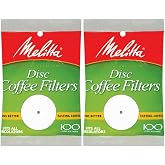 Melitta 3.5 Inch White Disc Coffee Filters (Pack of 2)