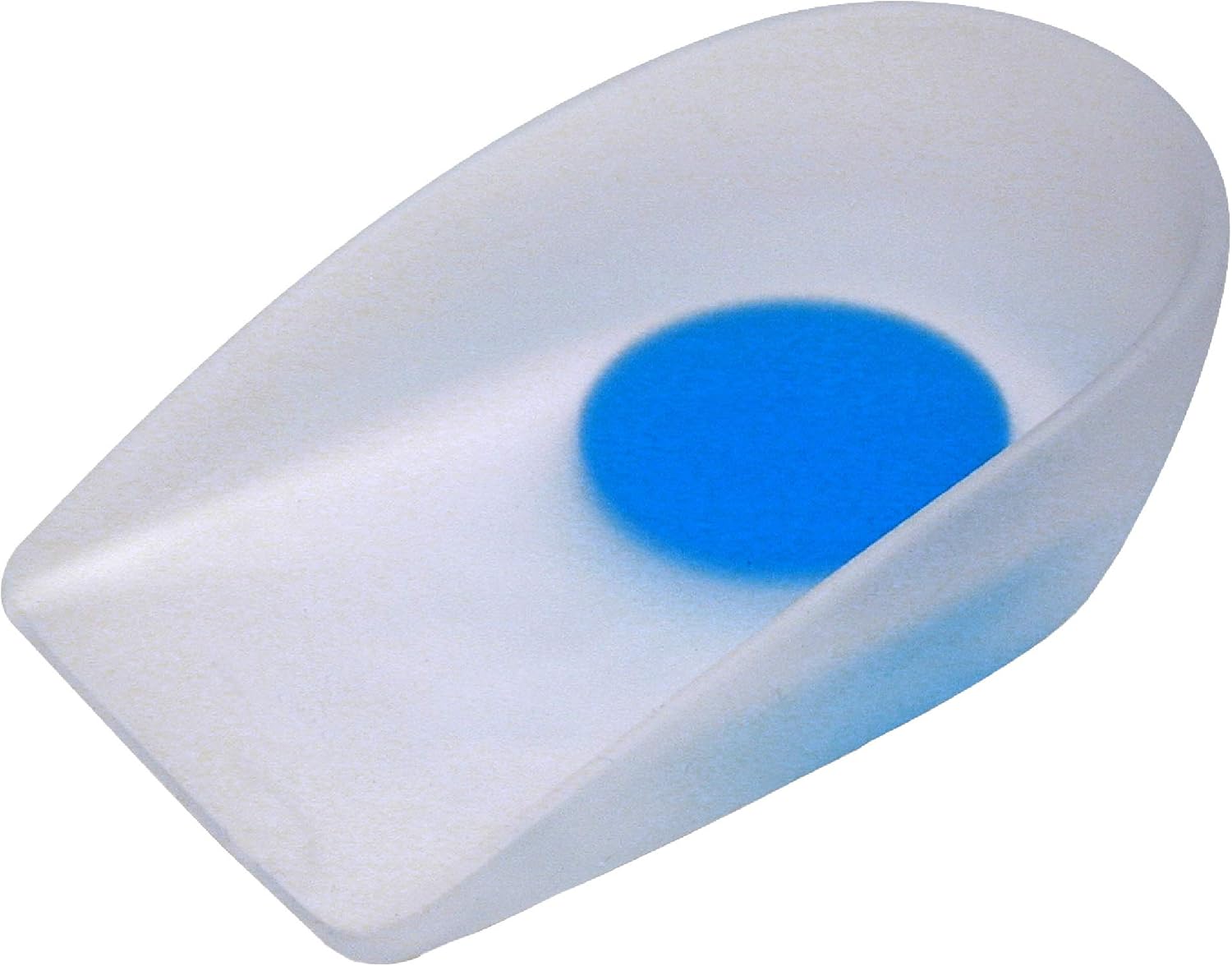 NatraCure Silicone Gel Heel Cup Cushions Size: S/M (1 Pair) - Shoe Insert Pad for Shock Absorption, Heel Spurs & Pain Relief: Health & Personal Care