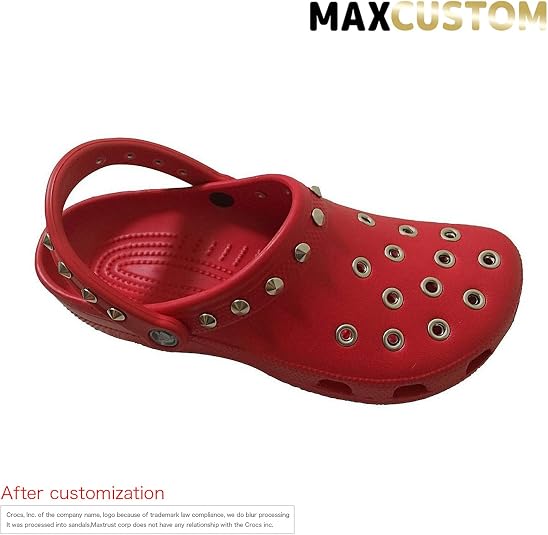crocs with red bottoms
