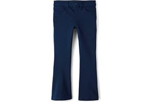 The Children's Place Girls' Uniform Ponte Flare Leg Pants