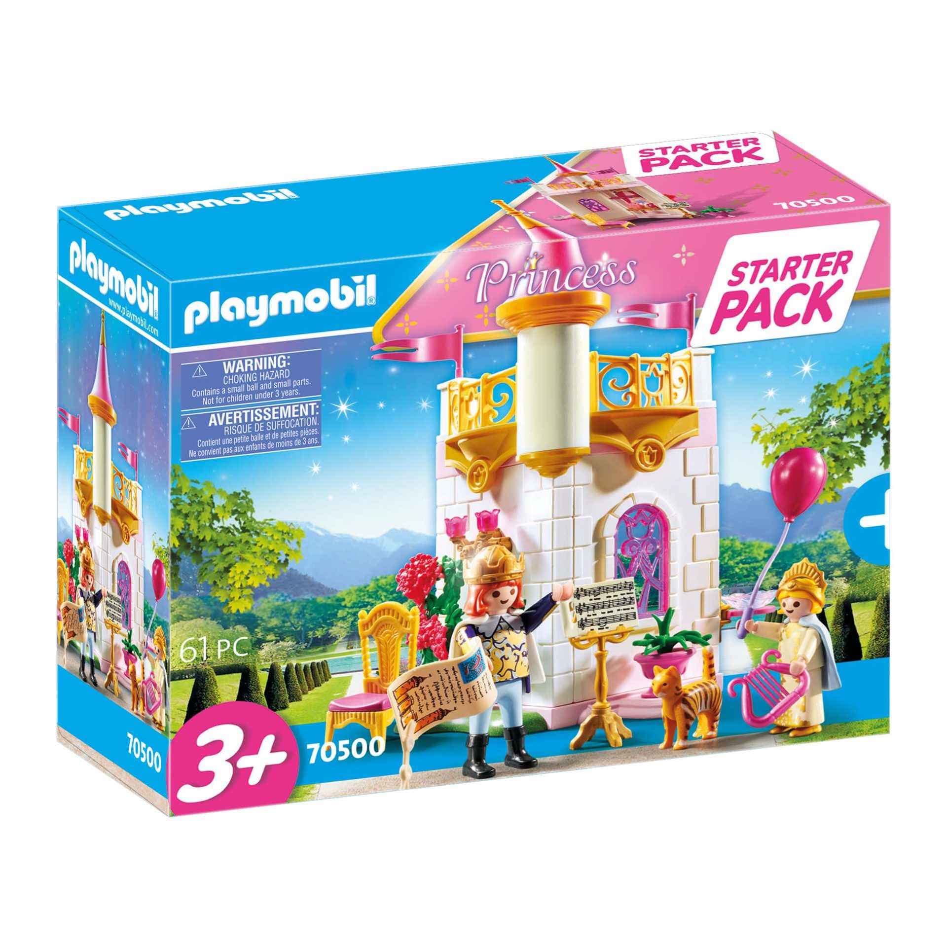 Playmobil 70500 Princess Castle Large Starter Pack, for Children Ages 3+, Fun Imaginative Role-Play, PlaySets Suitable for Children Ages 4+