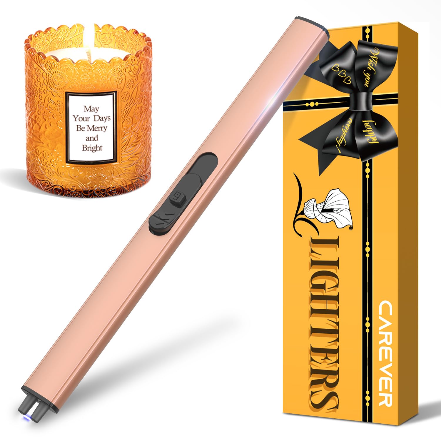 Photo 1 of Electric Lighters for Women and Men - Rechargeable Plasma Lighter Flameless Windproof Candle Lighter Grill Gifts for Adults, Wife, and Girls