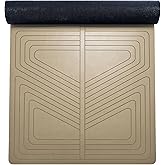 agoy PRO+ WARRIOR - Premium Non-Slip Yoga Mat – Eco-Conscious Design - PU Mat With Wet/Dry Grip+ - Focus Alignment - Lazer-Etched Technology - A Portable Standard Size Mat for All Styles of Yoga