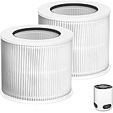 12020 Filter Replacement Compatible with Clorox Tabletop Air Purifier model # 11020 and Clorox Tabletop Smart Air Purifier model # 11021, 12020 HEPA Filter with 200 Sq. Ft. Capacity, 2 Pack