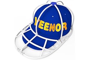 YEENOR Hat Washer for Washing Machine,Cap Washer,Baseball Cap Washers,Baseball Hat Cleaner/Cleaning Protector,Ball Cap Washing Frame Cage Hat Washing Holder (New 1 Pack)