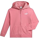 PUMA Active Girls Zip Up Hoodie - Lightweight Soft Fleece Hooded Girls Sweatshirt Kids Youth Hoodies for Teen Girls (7-16)