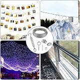 VonLux 35m Stainless Steel Wire Rope Plant Trellis Kit Turnbuckle Tensioner view 5