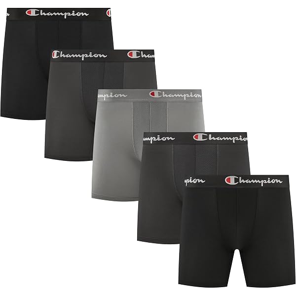 Champion Men's Everyday Active Lightweight Stretch Boxer Briefs