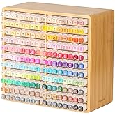 walowalo Marker Organizer Markers Birthday Gifts Pen Holder Art Supply Pencil Storage Organizer with Compartments All-in-One 