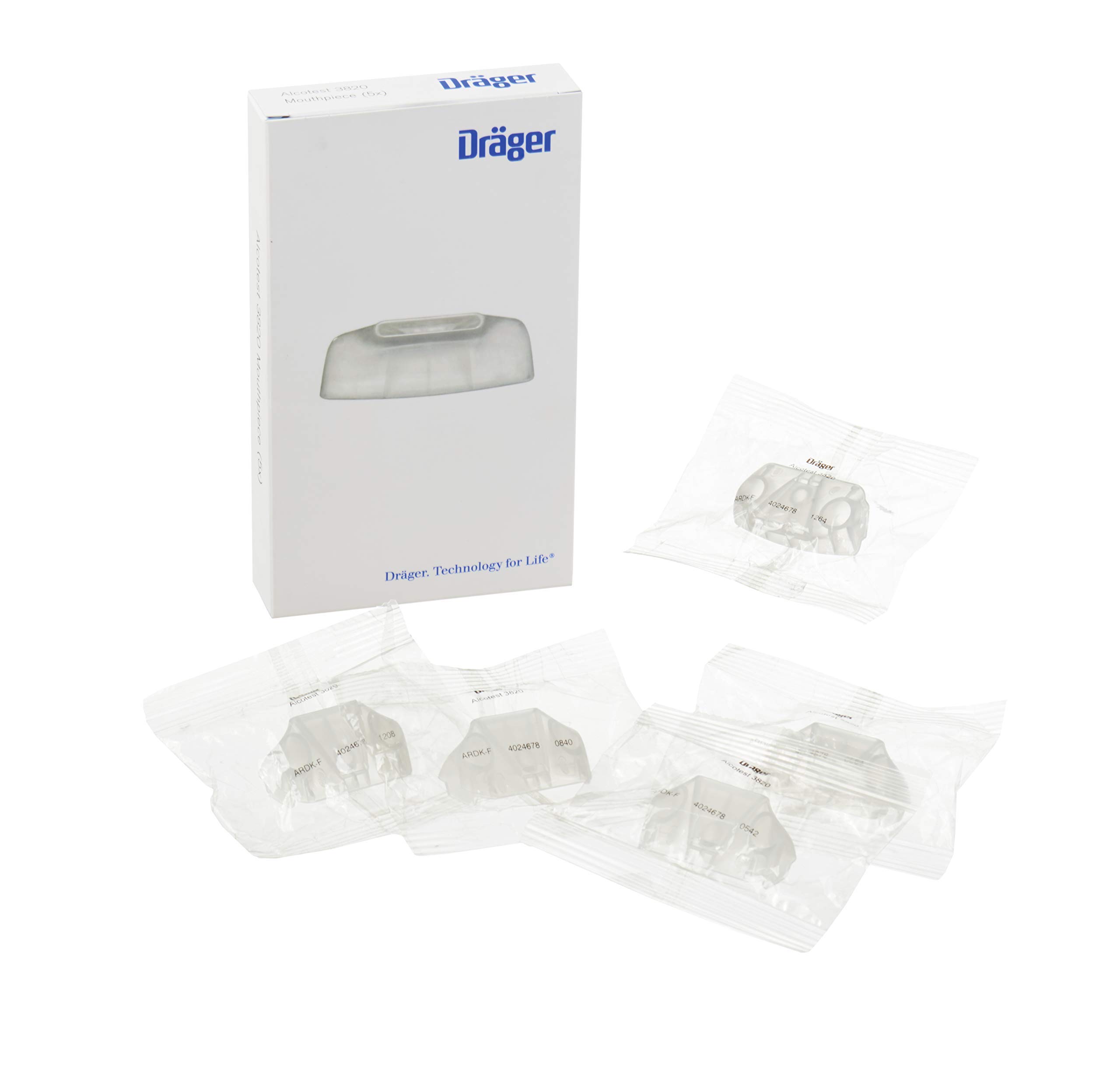 Dräger Alcotest 5 Replacement Mouthpieces for Alcotest® 3820 & 4000, Certified Digital Breathalyser with Police-Grade Accuracy