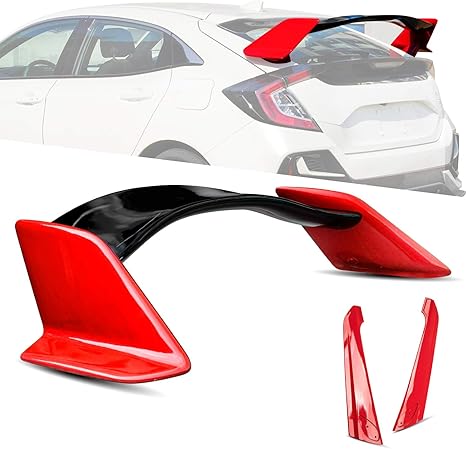 Amazon Yuanzhengホンダ シビック ハッチバック リアウィング リアスポイラー Fk7 Fk8 タイプr リア アンダー スポイラー 17 18 19 年 1年保証付き リアスポイラー 車 バイク
