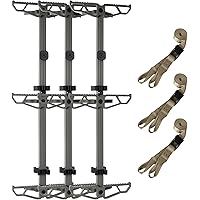 30" Climbing Sticks,Lightweight Aluminum Treestand Climbing Sticks for Hunting,Non-Slip TreeStand Climbing Steps for Saddle H