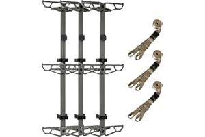 30" Climbing Sticks,Lightweight Aluminum Treestand Climbing Sticks for Hunting,Non-Slip TreeStand Climbing Steps for Saddle H