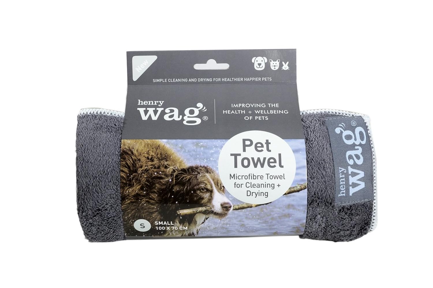 Henry Wag Microfibre Pet Towel Small Amazon.co.uk Pet Supplies