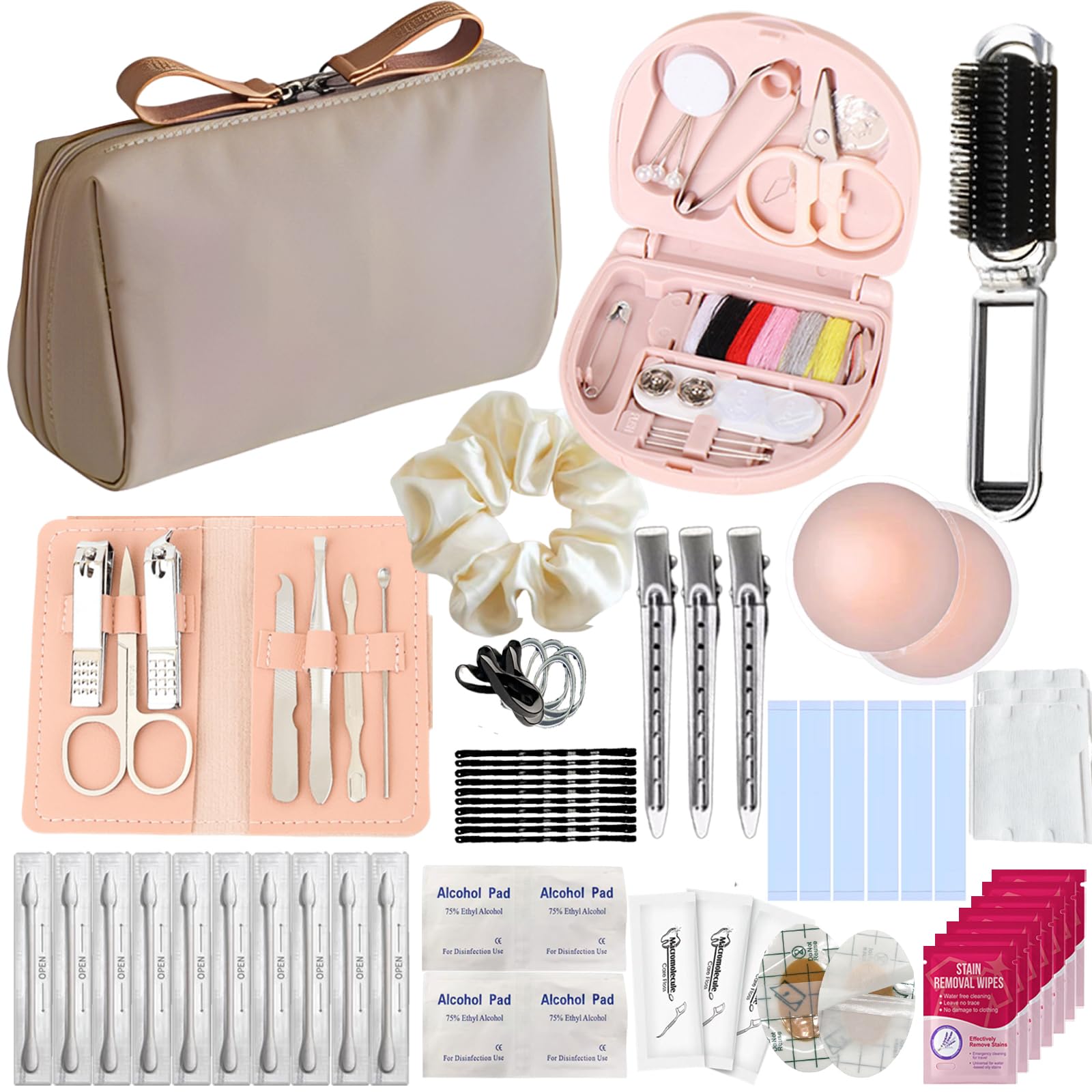 Photo 1 of Fecuheko Wedding Emergency Kit for Bride, Bridal Emergency Kit with Makeup Bag, 26 in 1 Wedding Essential Items for Bride Daily Use Team Bride