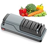 5 in 1 Electric Knife Sharpener Multifunction, Professional Knife Sharpener Electric for Sharpening and Polishing, Quick Rest