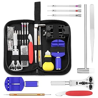Uhrenwerkzeug Set Uhr Reparatur Uhrmacherwerkzeug Uhr Werkzeug Tasche Uhrenmacherwerkzeug Nylontasche Uhrwerkzeug
