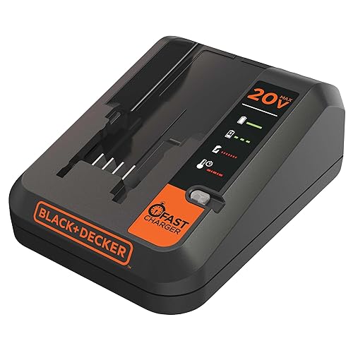 BLACK+DECKER 20V MAX Lithium Battery Charger, Amp (BDCAC202B) in