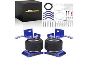 maXpeedingrods 5000 lbs Rear Air Suspension Bags Kit for Chevrolet Express GMC Savana 2500 3500 1996-2023 Air Helper Spring Kit