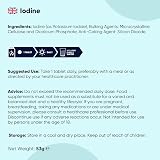 WeightWorld Iodine Tablets 400mcg Potassium Iodide 365 Vegan, 1 Year view 7