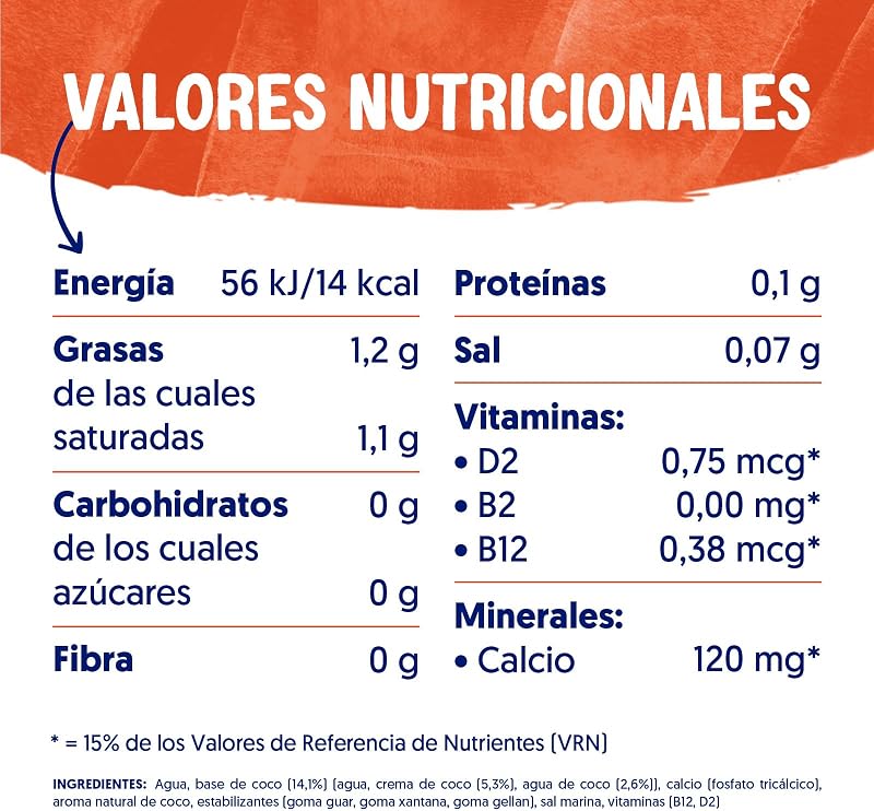 Bebida vegetal de coco sem açúcar alpro 8x1l
