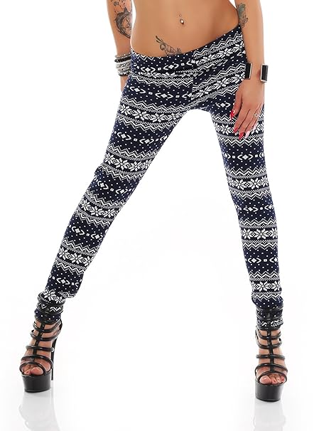 Matyfashion Norweger Thermo Winter Leggings, Pants mit Teddy Fell gefüttert Wärmeschutz BF 000156