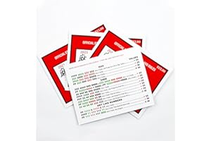 joyee＆elephant 2025 Card for Mahjong, 4PC Card for Mahjong (Red)