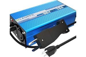ELEUPFS 12 Amp 36 Volt Golf Cart Battery Charger for Club Car,Upgrade Trickle Charge 4.0,6-12H Full Charge,for Lead Acid Batteries, AGM,Gel,Replace Club Car Charger 36 Volt,Golf Cart Charger 36 Volt Crowfoot