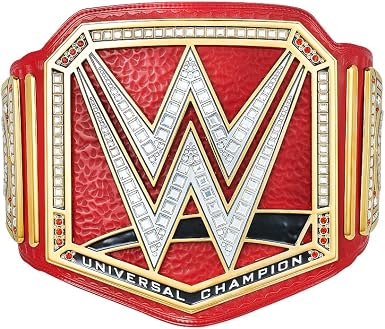 Wwe Universal Championship Replica Title Belt Amazon Co Uk Clothing