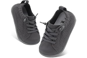 FEETCITY Lightweight Baby First Walking Shoes Boys Girls Slip On Shoes Breathable Baby Sock Shoe Barefoot Infant Sneakers