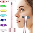 ZEENCARE 7in1 Red Light Therapy for Face and Neck, LED Face Light Therapy Device, Rechargeable Skincare Tool & Facial Massage Beauty Wand for Eye Face Neck Body