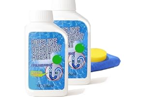 Pipeline Dredging Agent, Powerful Pipe Dredging Agent for Kitchen and Toilet Pipelines, Drain Cleaner (2 Pcs)