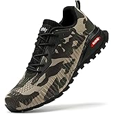 ikunka Men's Fashion Sneakers Lightweight Breathable Walking Shoes Tennis Cross Training Shoe Non Slip Trail Running Shoes