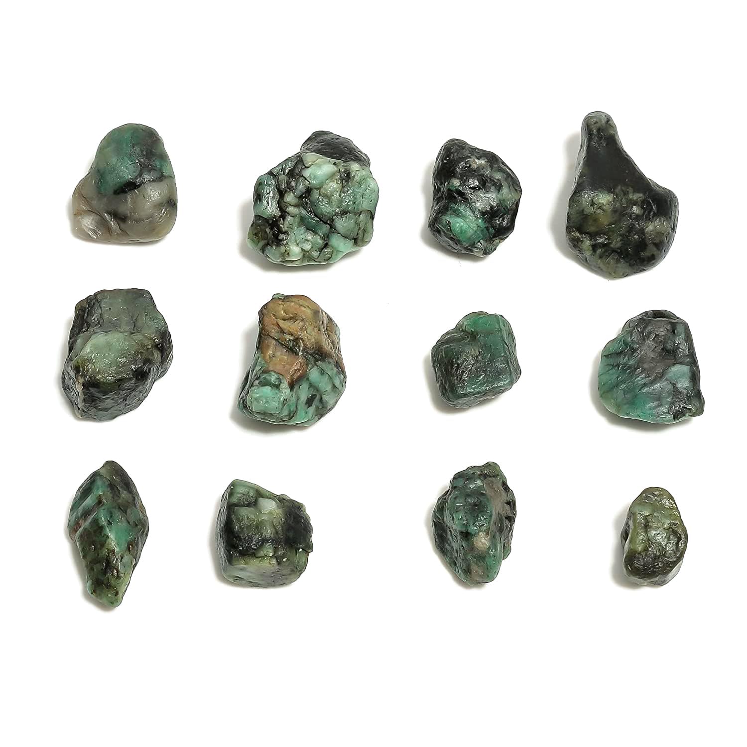 GEMKORA 50 carats Raw Green Emerald Rough Gemstone
