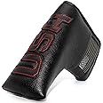 Golf Putter Cover Blade,USA Putter Headcovers Golf Club Head Covers for Putter Leather Golf Putter Head Covers with Magnetic for Odyssey Scotty Cameron