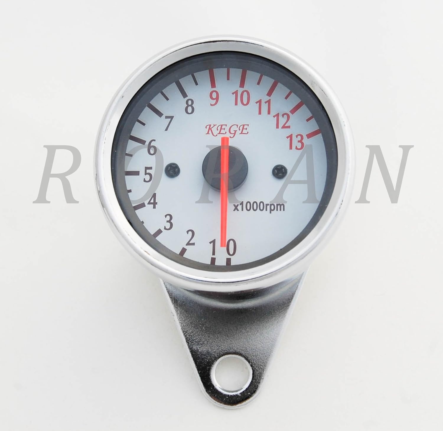 Roran 悪魔の鉄槌 電気式 汎用 Led タコメーター ホワイトa 電気式タコメーター 修理 取り付け パルス 電気式スピードメーター 電気メータ 速度計 速度メーター 車速計 車の回転数 車のタコメーター 車のスピードメーター 速度計 計器 表示 Amazon