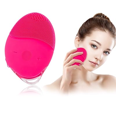 Brosse Nettoyante Visage Sonic En Silicone Rechargeable USB - Étanche, Pour Tous Types De Peau