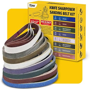 Pack De 6 Courroies Abrasives SATC 6x48 Pouces - Grains 60, 80, 120, 150, 240, 400 | Pour Ponceuse à Bande