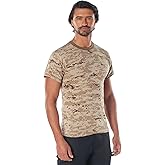 Rothco Camo T-Shirt – Rugged Short Sleeve Crew Neck Base Layer Tee Shirt