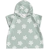 Frietlebird Baby Girl Boy Hooded Beach Towel Swim Cover Up Bath Towels Swim Poncho Swimsuit Cover Up Summer Clothes (B-Green,12-18 Months)