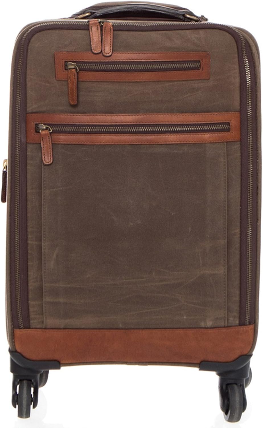 Korchmar Emerson 22" Waxed Canvas Rolling CarryOn Luggage