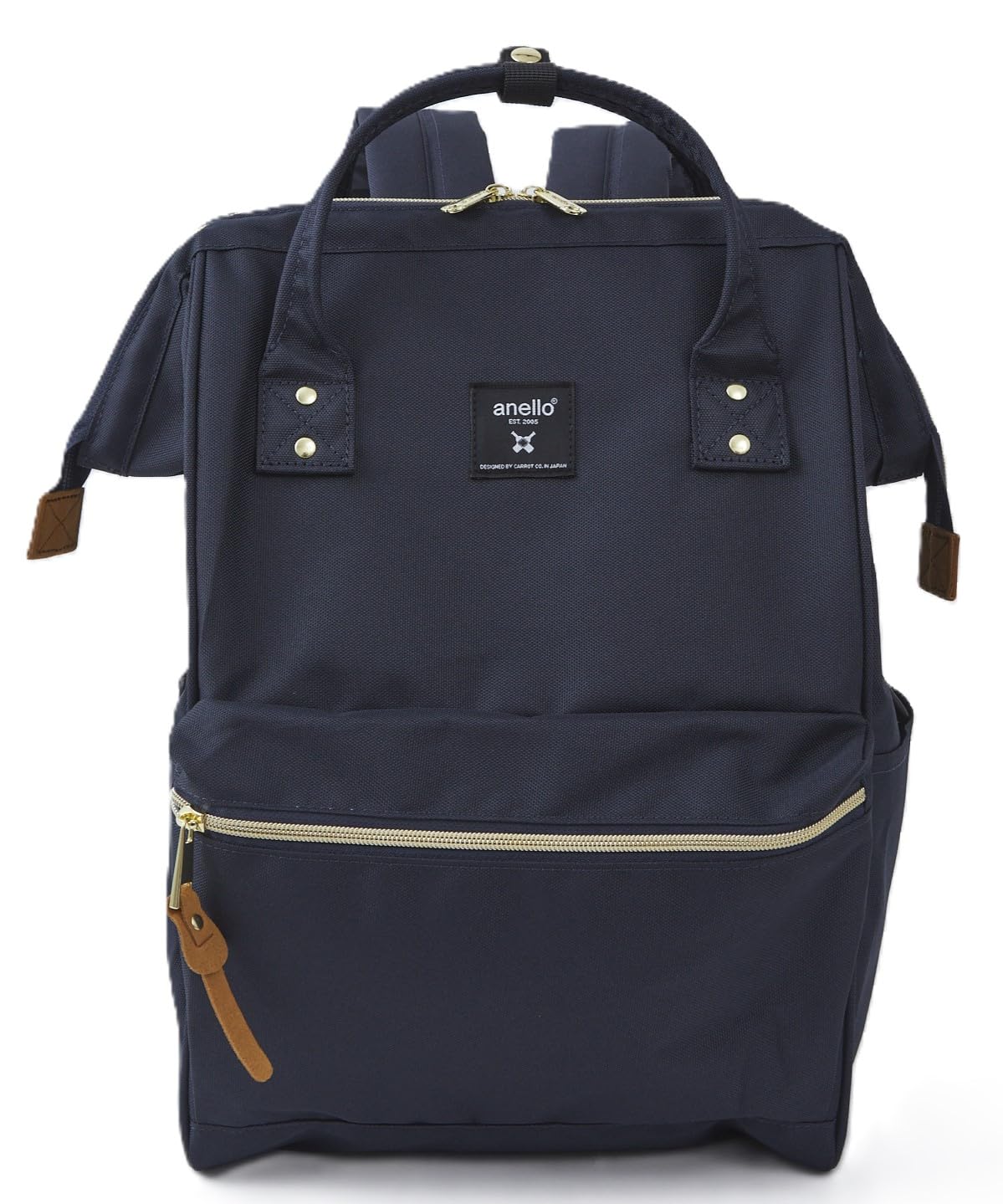 [アネロ] 口金 リュック (R)/A4 口金/撥水/多収納/PC収納 CROSS BOTTLE ATB0193Z ネイビー商品画像