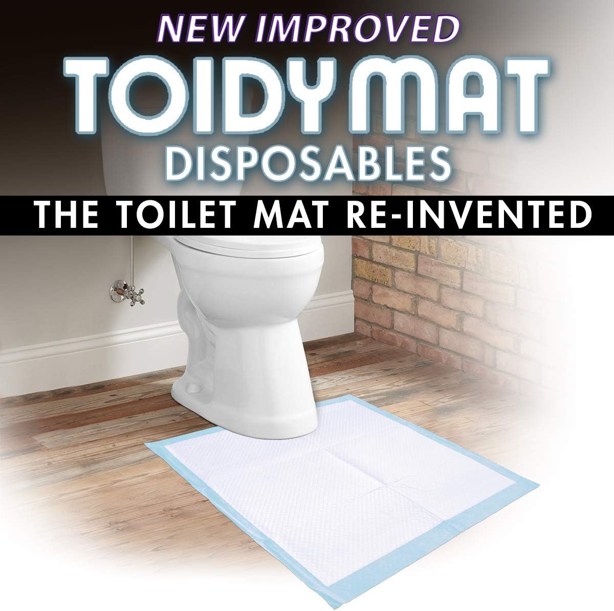 Amazon Com New Improved Toidymat Disposables The Toilet Mat Re