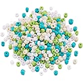 Craftdady 12000pcs 2mm Loose Spacer Beads Small Beads Glass Seed Beads Round Bracelet Beads Colorful Tiny Dangle Earring Beads Handmade Craft Beads for DIY Necklace Jewelry Making