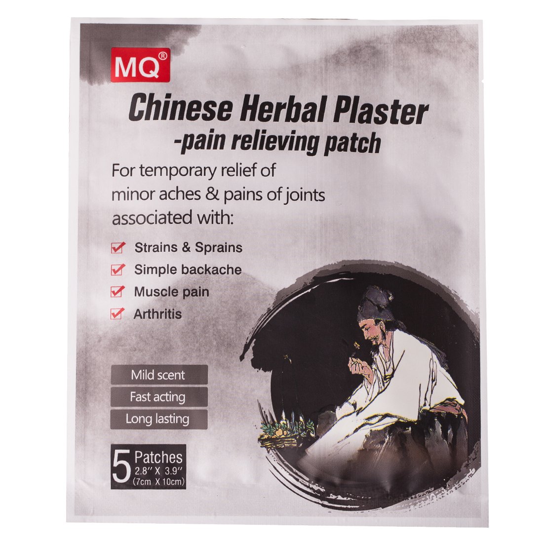 Chinese Heat Therapy Patch Black Plaster Pain Relief Patch for Bruises