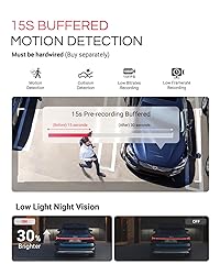 Vantrue E1 Pro 4K Mini Dash Cam Front, STARVIS 2
