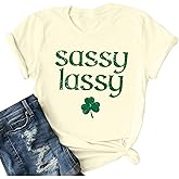 St Patrick's Day Shirt Women: Lucky Mama T-Shirt Shamrock Graphic Shirts Mom Gift Tee Tops Casual Short Sleeve Tee