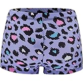 Ifnov Little Girls' Shiny Dance Tumbling Sports Colorful Gymnastics Shorts for Girls 2-14 Years