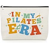 Pilates Makeup Bag Pilates Lover Gifts Yoga Presents for Women Teacher Instructor Best Friend Coworker Zipper Pouch Yoga Lovers Gift Ideas Christmas Birthday Presents Meditation Travel Cosmetic Bag