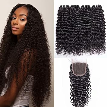 Amazon Com Maxine 9a Brazilian Deep Wave Human Hair 3 Bundles